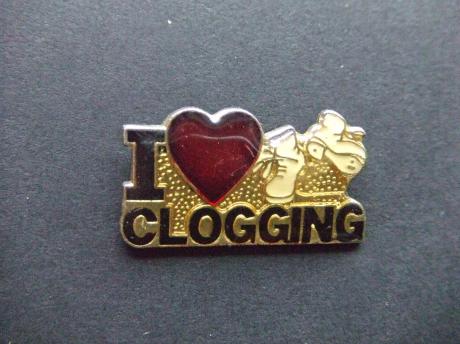 Clogging ,dansen volksdansen logo